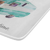 ヴィンテージのレトロのキャンピングカーのキャンプのまな板 カッティングボード (角)