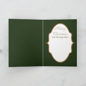 ヴィンテージのレトロのクリスマスのボスはテキスト・カードを加えます シーズンカード (内部)