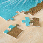 ヴィンテージのレトロのクリスマスカードのお祝いのパズル ジグソーパズル (側面)