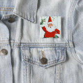 ヴィンテージのレトロのサンタのクリスマスの休日ボタン 缶バッジ (インサイチュ)