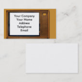 ヴィンテージのレトロのテレビ 名刺 (正面/裏面)