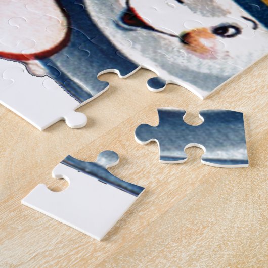 ヴィンテージのレトロのバレンタインデー ジグソーパズル (側面)