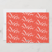 ヴィンテージのレトロのメリークリスマス シーズンカード (裏面)