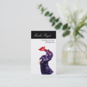 ヴィンテージのレトロのメーキャップアーティスト 名刺 (スタンド正面)