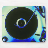 ヴィンテージのレトロのレコードプレーヤー マウスパッド (正面)