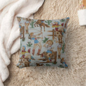 ヴィンテージのレトロのロデオの女性のカーボーイのMoJoの装飾用クッション クッション (ブランケット)