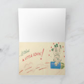 ヴィンテージのレトロの不気味な自殺の子犬のバレンタインカード シーズンカード (内部)