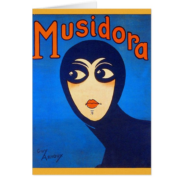 ヴィンテージのレトロの女性の劇場Musidora Jeanne Roques (正面)