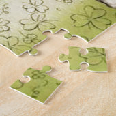 ヴィンテージのレトロの子ネコのパトリキウスの日 ジグソーパズル (側面)