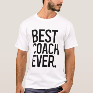 ヴィンテージのレトロの最も最高のなコーチのTシャツのスポーツ Tシャツ