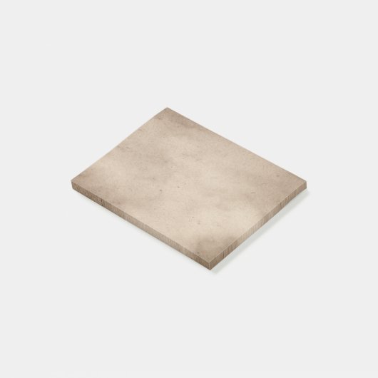 ヴィンテージのレトロの灰色の包装紙の羊皮紙 ポストイット (アングル)