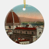 ヴィンテージのレトロの芸術のフィレンツェイタリアイタリアのカテドラル セラミックオーナメント (正面)