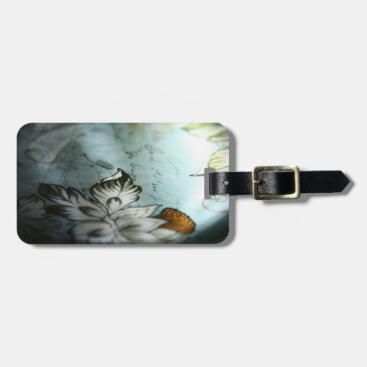 ヴィンテージのレトロの荷物のラベル ラゲッジタグ (正面横)