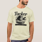 ヴィンテージのレトロのTuckerの自動車のロゴおよび車のティー Tシャツ (正面)