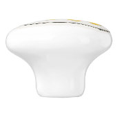 ヴィンテージのレモネードの印の陶磁器のノブ セラミックノブ (側面)