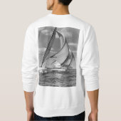 ヴィンテージのレーサー スウェットシャツ (裏面)