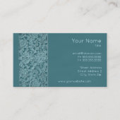 ヴィンテージのレースのターコイズの名刺 名刺 (正面)