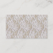 ヴィンテージのレースの名刺 名刺 (正面)