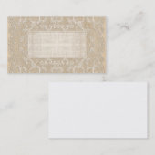 ヴィンテージのレースの名刺 名刺 (正面/裏面)