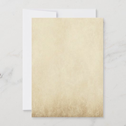 ヴィンテージのレースの素朴な国の結婚式招待状 招待状 (裏面)