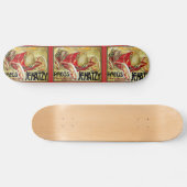 ヴィンテージのレースカーのデザイン スケートボード (横)