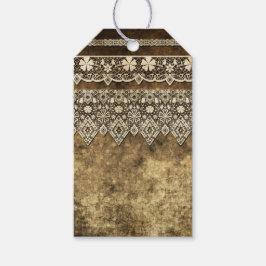 ヴィンテージのレース ギフトタグ