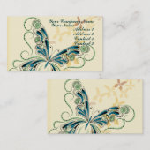 ヴィンテージのレース 名刺 (正面/裏面)