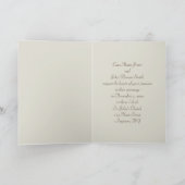 ヴィンテージのレース 招待状 (内部)