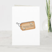 ヴィンテージのレース 招待状 (裏面)