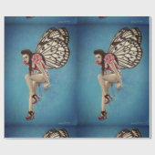 ヴィンテージのロカビリー ラッピングペーパー (フラット)