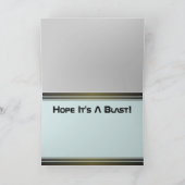 ヴィンテージのロケットのバースデー・カード カード (内部)