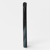 ヴィンテージのロココ様式の黒い絹のやっとそこに箱 Case-Mate iPhoneケース (裏面/左)