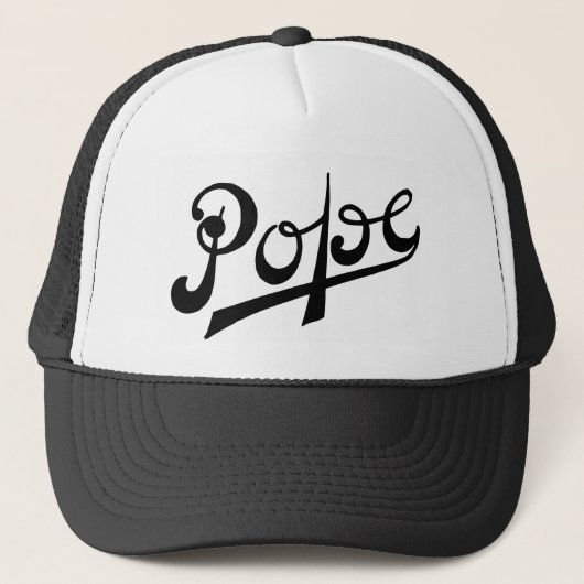 ヴィンテージのロゴの法皇のオートバイ キャップ (正面)