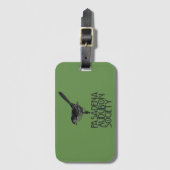 ヴィンテージのロゴの荷物のラベル ラゲッジタグ (正面縦)