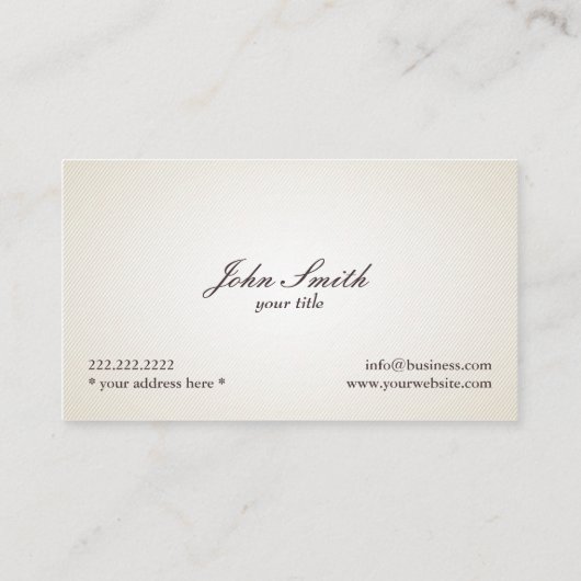 ヴィンテージのロゴエイジ紙テクスチャワイナリー 名刺 (裏面)