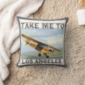ヴィンテージのロサンゼルスの装飾用クッション クッション (ブランケット)