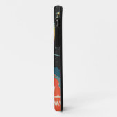 ヴィンテージのロシアのなマッチ箱の広告(CCCPのロケットの進水) Case-Mate iPhoneケース (裏面/左)