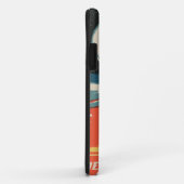 ヴィンテージのロシアのなマッチ箱の広告(CCCPのロケットの進水) Case-Mate iPhoneケース (裏面/右)