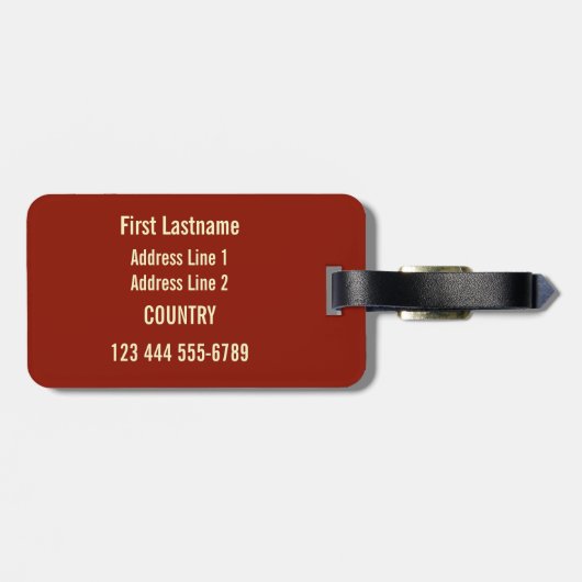 ヴィンテージのロシアのな航空カスタムな荷物のラベル ラゲッジタグ (裏面横)