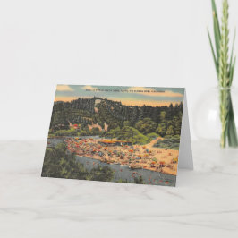 ヴィンテージのロシアンリバー・ビーチ カード