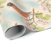 ヴィンテージのロビンのスケッチ ラッピングペーパー (ロールコーナー)