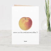 ヴィンテージのロビンの挨拶状 カード (裏面)