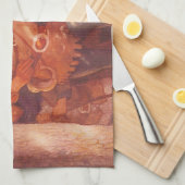 ヴィンテージのロビン・フッドと彼の陽気な仲間たち by NC ワイエス キッチンタオル (四つ折り)