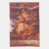 ヴィンテージのロビン・フッドと彼の陽気な仲間たち by NC ワイエス キッチンタオル (縦)