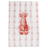 ヴィンテージのロブスターScyllarus Arctus ミディアムペーパーバッグ (裏面)