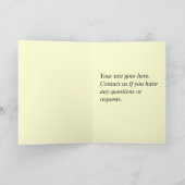 ヴィンテージのロマンチックなシルエットのカップルの男の子および女の子 カード (内部)