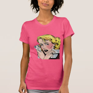 ヴィンテージのロマンチックな芸術-最初ロマンスは分割します Tシャツ