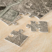 ヴィンテージのロンドンの地図のパズル ジグソーパズル (側面)