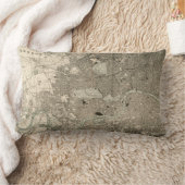 ヴィンテージのロンドンの地図の枕 ランバークッション (ブランケット)