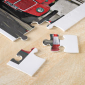 ヴィンテージのロンドンバス ジグソーパズル (側面)